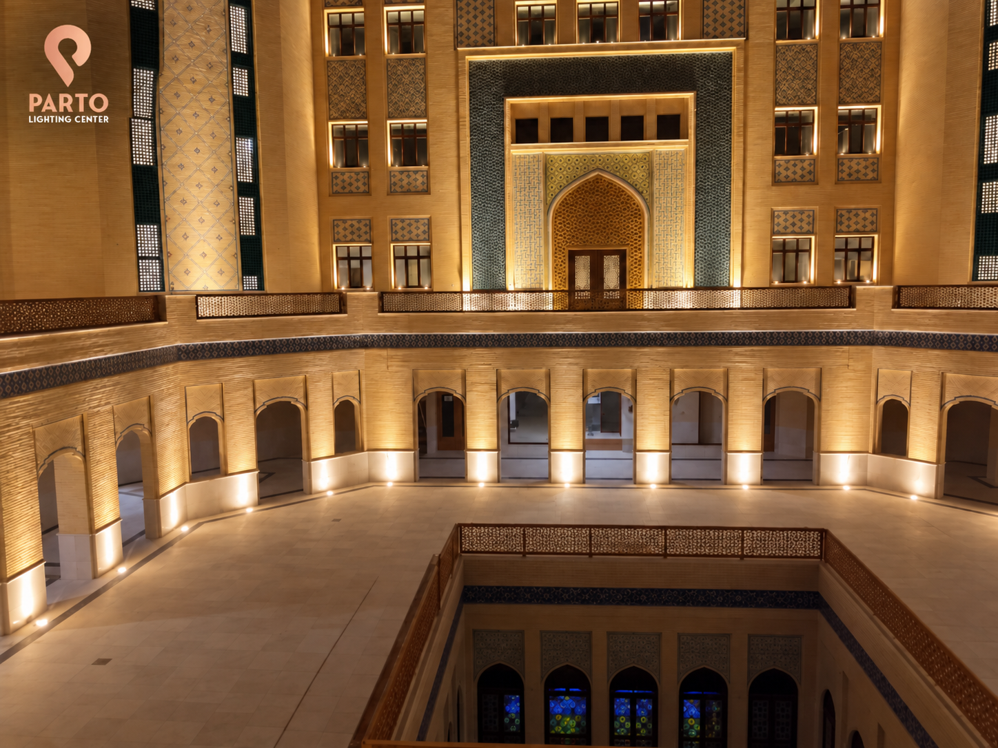 نورپردازی نما؛ نمونه اجرای مرکز نورپردازی پرتو - تصویر 01