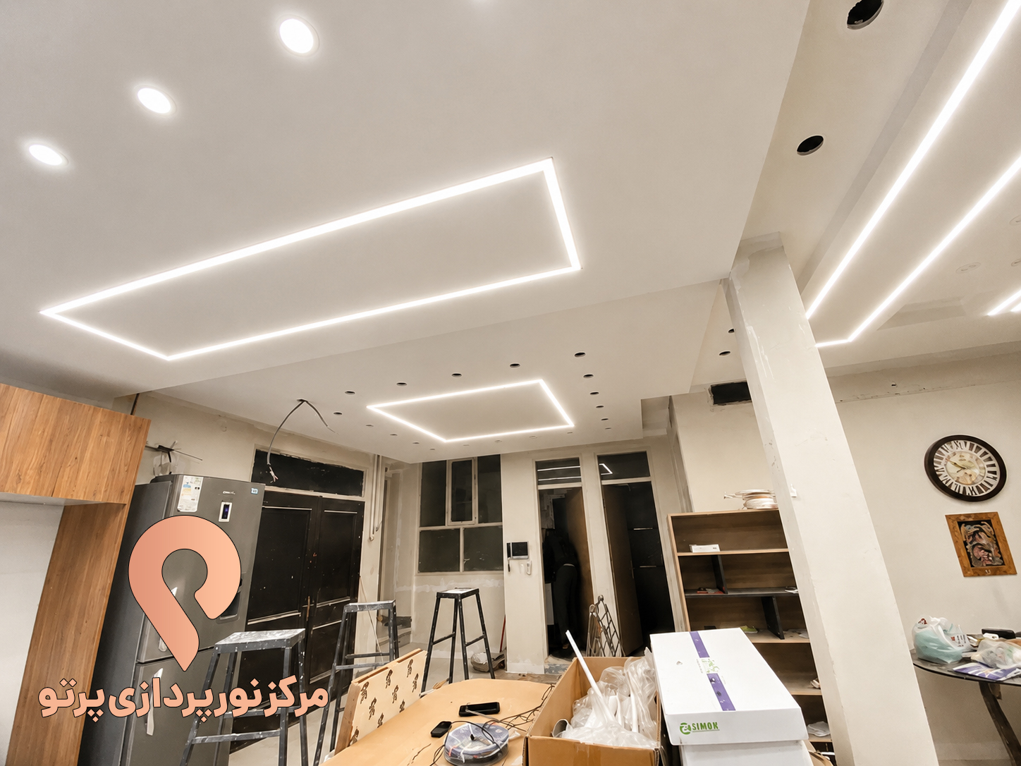 نورپردازی داخلی؛ نمونه اجرای مرکز نورپردازی پرتو - تصویر 69