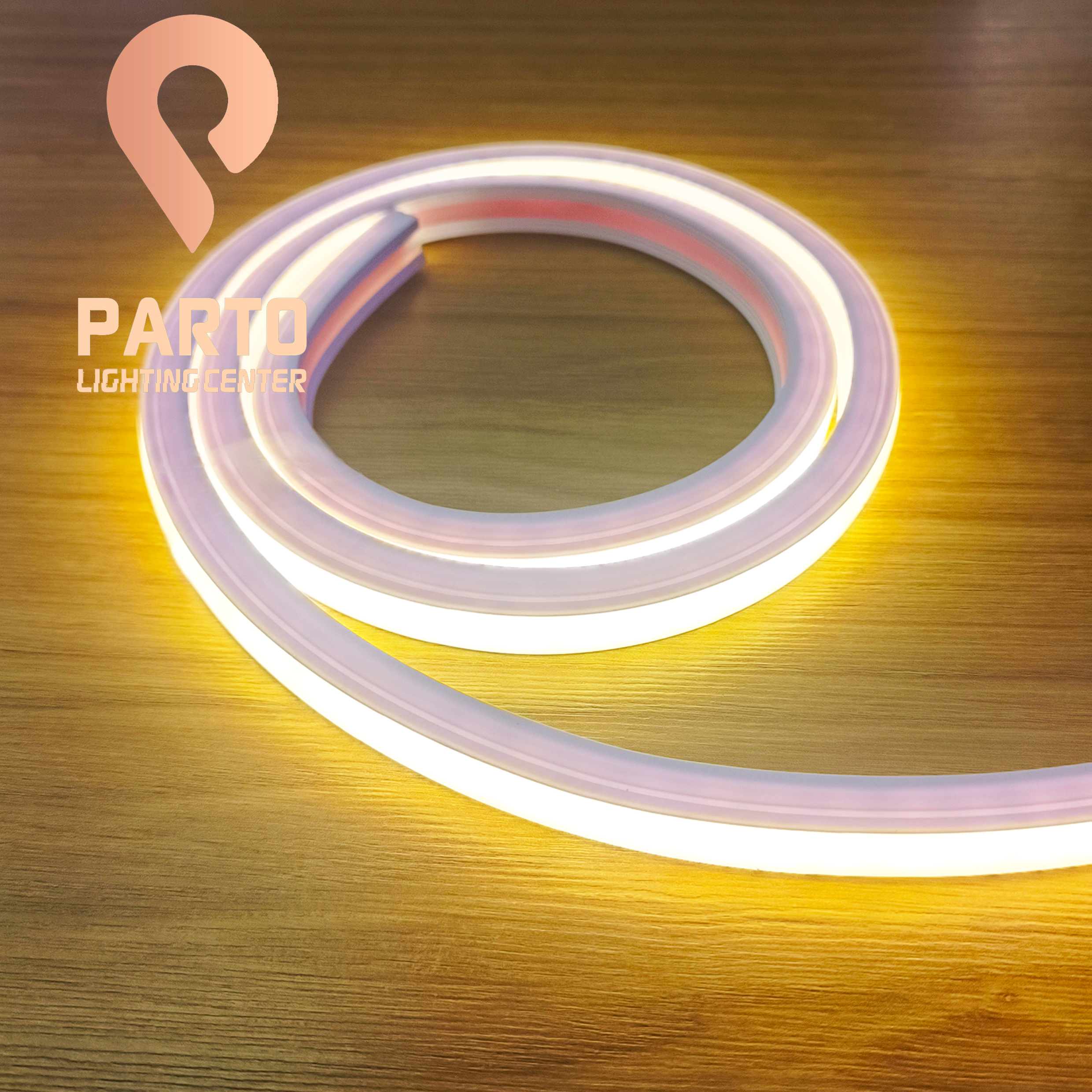 پروفیل خام سلیکونی 10×10 میلی‌متر مخصوص نوار LED – مدل انعطاف‌پذیر