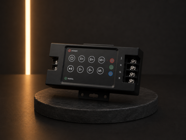 ریموت کنترل بیسیم چراغهای RGB مدل RF