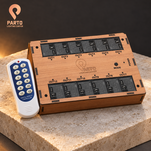 کنترلر رادیویی 12 کانال پرتو 315MHz با ریموت